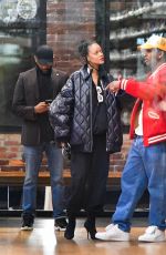 RIHANNA Out Shopping in New York 12/02/2021