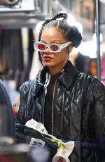RIHANNA Out Shopping in New York 12/02/2021