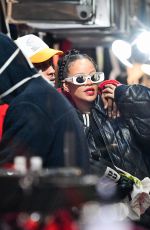 RIHANNA Out Shopping in New York 12/02/2021