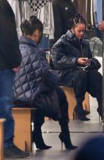 RIHANNA Out Shopping in New York 12/02/2021