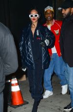 RIHANNA Out Shopping in New York 12/02/2021