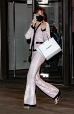 RILEY KEOUGH Leaves Museum of Modern Art Film Benefit Gala in New York 12/14/2021
