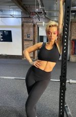 RITA ORA at a Gym - Instagram Photos 12/21/2021