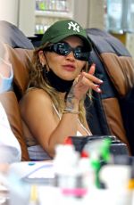 RITA ORA at a Nail Salon in Double Bay 12/22/2021