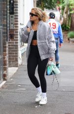 RITA ORA Leaves 98 Riley Street Gym in Sydney 12/11/2021