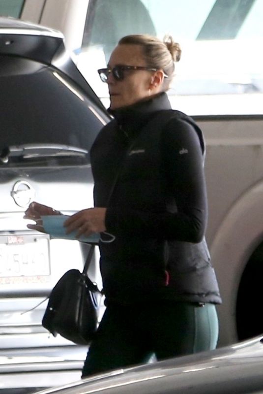 ROBIN WRIGHT Shopping at Nordstrom’s in Santa Monica 12/23/2021