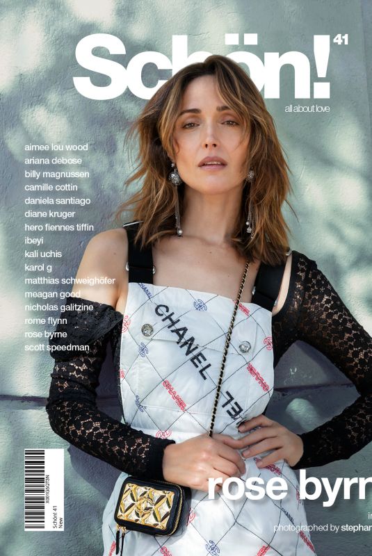 ROSE BYRNE for Schon Magazine, Fall 2021