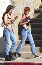 RUMER and SCOUT WILLIS Shopping at Silver Lake Farmers Market 12/11/2021
