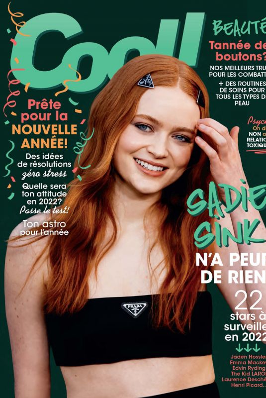 SADIE SINK in Cool Canada Magazine, January 2022