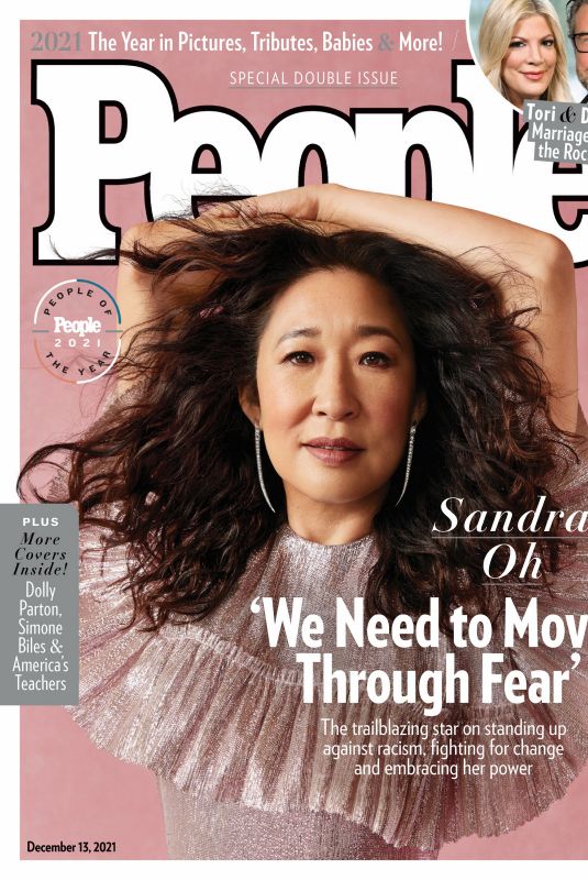 SANDRA OH in People Magazine, December 2021