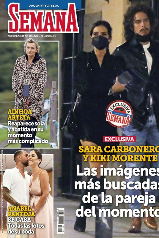 SARA CARBONERO in Semana Magazine, September 2021