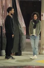SARA GILBERTOut for Dinner in Los Angeles 12/04/2021