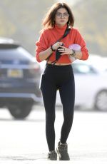 SARAH HYLAND Out Shopping in Los Angeles 12/03/2021