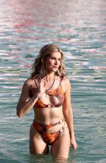 SARAH JAYNE DUNN in Bikni at a Beach in Dubai 12/19/2021
