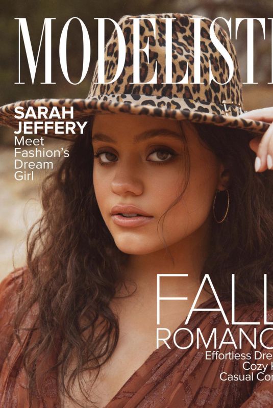 SARAH JEFFERY in Modeliste Magazine, November 2021