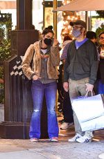 SARAH SILVERMAN and Rory Albanese Shopping at The Grove in Los Angeles 12/23/2021