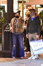 SARAH SILVERMAN and Rory Albanese Shopping at The Grove in Los Angeles 12/23/2021