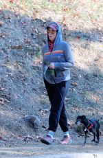 SARAH SILVERMAN Out Hiking with Her Dog in Los Angeles 12/08/2021