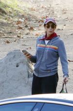 SARAH SILVERMAN Out Hiking with Her Dog in Los Angeles 12/08/2021