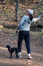 SARAH SILVERMAN Out Hiking with Her Dog in Los Angeles 12/08/2021