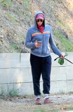 SARAH SILVERMAN Out Hiking with Her Dog in Los Angeles 12/08/2021