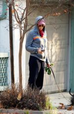 SARAH SILVERMAN Out Hiking with Her Dog in Los Angeles 12/08/2021