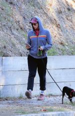 SARAH SILVERMAN Out Hiking with Her Dog in Los Angeles 12/08/2021