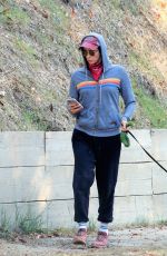 SARAH SILVERMAN Out Hiking with Her Dog in Los Angeles 12/08/2021