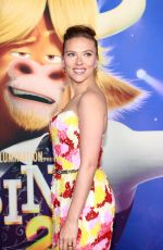 SCARLETT JOHANSSON at Sing 2 Premiere in Los Angeles 12/12/2021