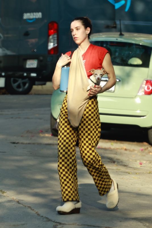 SCOUT WILLIS Out with Her Dog in Los Angeles 12/02/2021