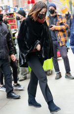SELENA GOMEZ on the Set of Only Murders in the Building in New York 12/06/2021