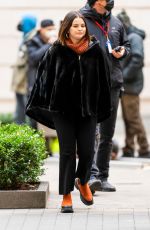 SELENA GOMEZ on the Set of Only Murders in the Building, Season 2 in New York 12/07/2021
