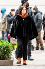 SELENA GOMEZ on the Set of Only Murders in the Building, Season 2 in New York 12/07/2021