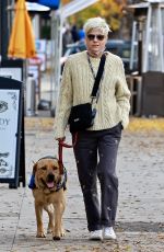 SELMA BLAIR Out with Her Dog in Studio City 12/28/2021