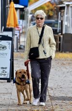 SELMA BLAIR Out with Her Dog in Studio City 12/28/2021