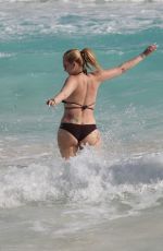 SHANNA MOAKLER in Bikini at a Beach in Cancun 12/18/2021