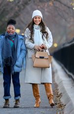 SHAY MITCHELL on the Set of Something from Tiffany