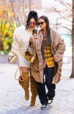 SHAY MITCHELL Out with a Friend in New York 12/12/2021