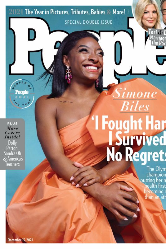 SIMONE BILES in People Magazine, December 2021