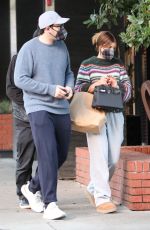 SOFIA RICHIE and Elliot Grainge Out in Beverly Hills 12/24/2021