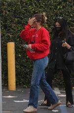 SOFIA RICHIE Heading to Alo Yoga Store in Beverly Hills 12/07/2021