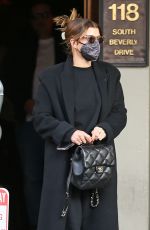 SOFIA RICHIE Out Shopping for Holiday Wrap in Los Angeles 12/08/2021