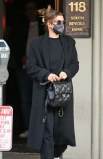 SOFIA RICHIE Out Shopping for Holiday Wrap in Los Angeles 12/08/2021