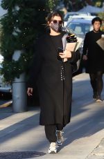 SOFIA RICHIE Out Shopping for Holiday Wrap in Los Angeles 12/08/2021