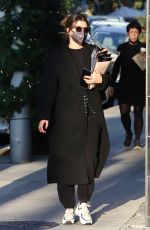 SOFIA RICHIE Out Shopping for Holiday Wrap in Los Angeles 12/08/2021