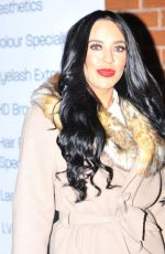STEPHANIE DAVIS Leaves Zest Hair Salon in Liverpool 12/17/2021