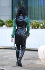 STEPHANIE DAVIS Out with Her Boyfriend in Manchester 12/17/2021