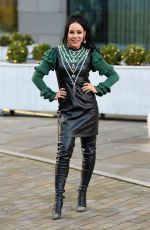 STEPHANIE DAVIS Out with Her Boyfriend in Manchester 12/17/2021