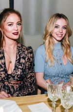 SYDNEY SWEENEY at Jonathan Simkhai x Saks Fifth Avenue Cocktail & Dinner Party in Los Angeles 12/16/2021