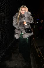 TALLIA STORM Arrives at Vas J Morgans Party in London 12/02/2021